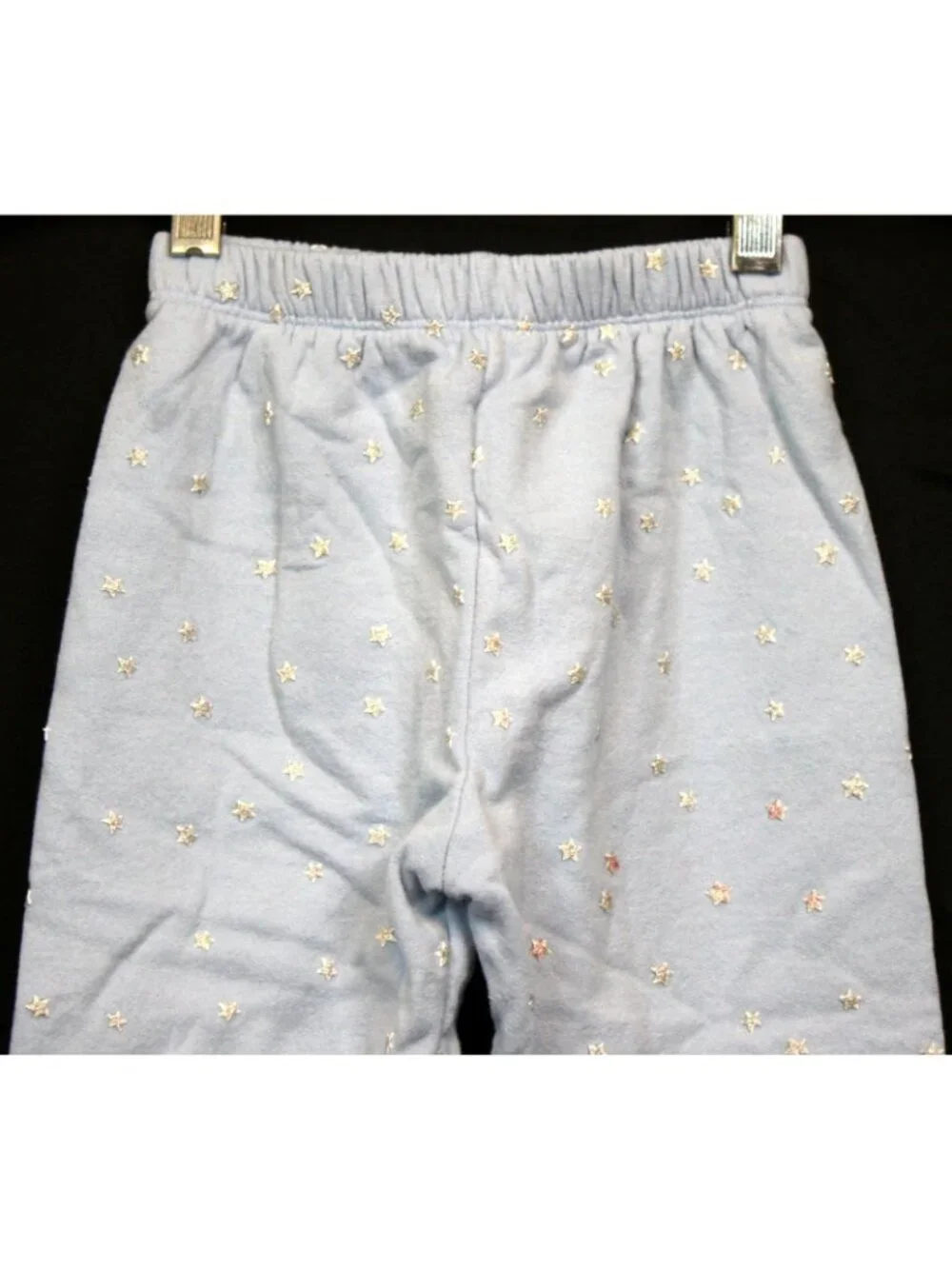 Spumoni 2pc Outfit Lg 4T Teddy Bear Angel Clouds Stars Sweatshirt Pants